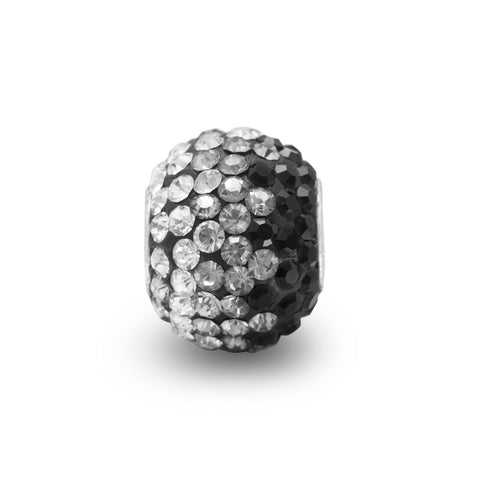 Fading Black Crystal Bead