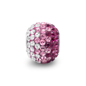 Fading Pink Crystal Bead