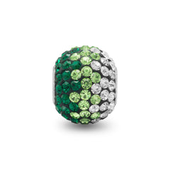 Fading Green Crystal Bead