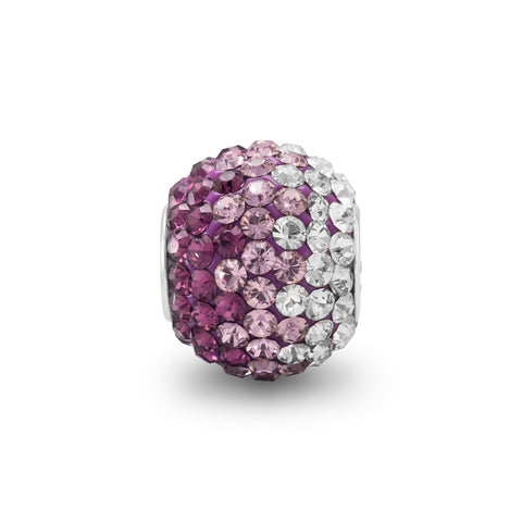 Fading Purple Crystal Bead