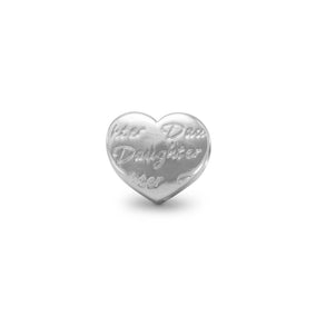 Heart Shaped "Daughter" Bead