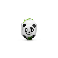 Black and White Panda Bead