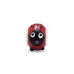 Red and Black Lady Bug Bead