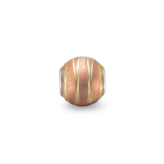 14 Karat Gold Plated Diamond Cut Bead