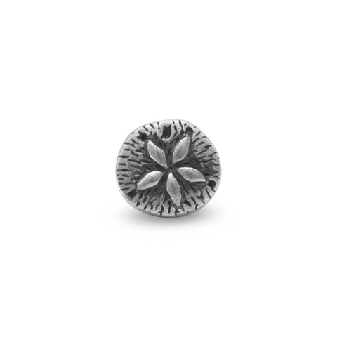 Oxidized Sand Dollar Bead