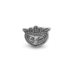 Oxidized Mardi Gras Mask Bead