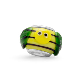 Glass Bee Bead
