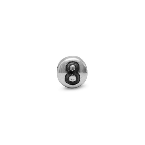Oxidized Number "8" Bead