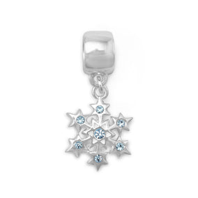 Snowflake Charm Bead