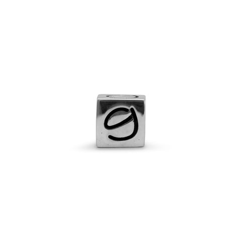 Oxidized "g" Cube Bead