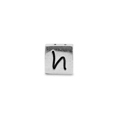 Oxidized "h" Cube Bead