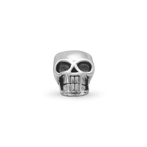 Oxidized Skull Bead