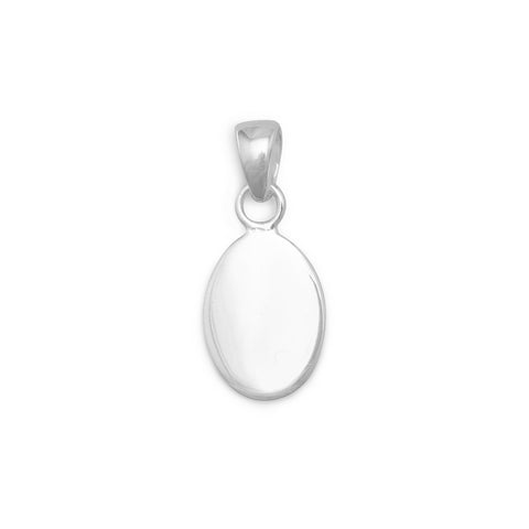 Small Oval Engravable Tag