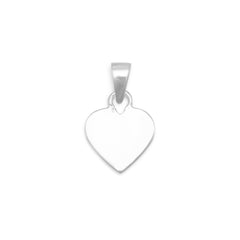 13.5mm Engravable Heart  Tag