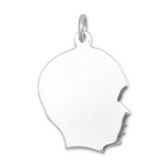 Boy Silhouette Charm