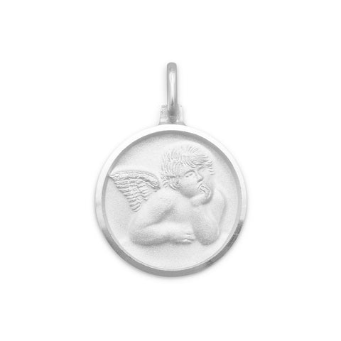 Satin Finish Raphael Angel Pendant