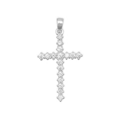 CZ Cross Pendant
