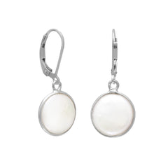 10mm Cultured Freshwater Coin Pearl Earrings