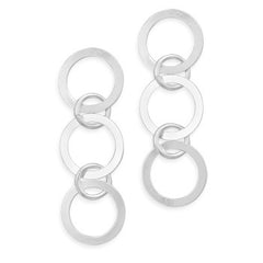 Triple Ring Post Earrings