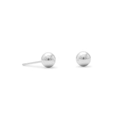 5mm  Ball Stud Earrings