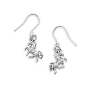 Unicorn Earrings on French Wire