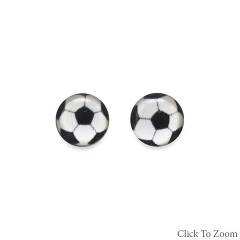 Soccer Ball Earrings