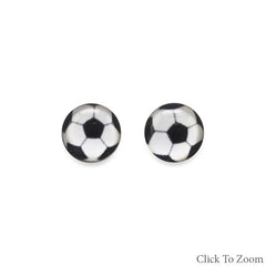 Soccer Ball Earrings