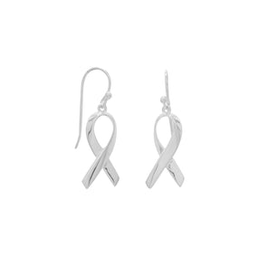 Awareness Ribbon French Wire Earrings