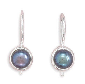 Cultured Freshwater Peacock Pearl Earrings