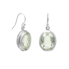 Green Amethyst Earrings