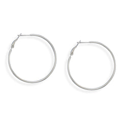 1mmx40mm Clip Post Hoop Earrings
