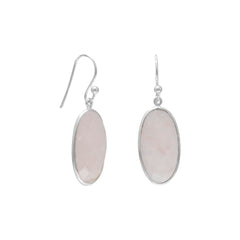 Rose Quartz French Wire Earrings