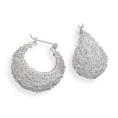 Wire Design Hoop Earrings