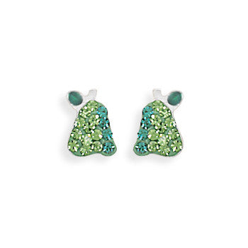 Crystal Pear Earrings