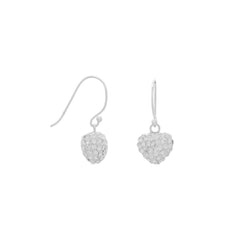 Crystal Heart Earrings
