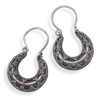 Puffy Horseshoe Shape Hoops