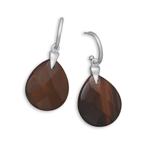 Red Tiger's Eye Earrings