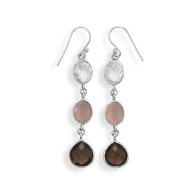 Multistone Drop Earrings