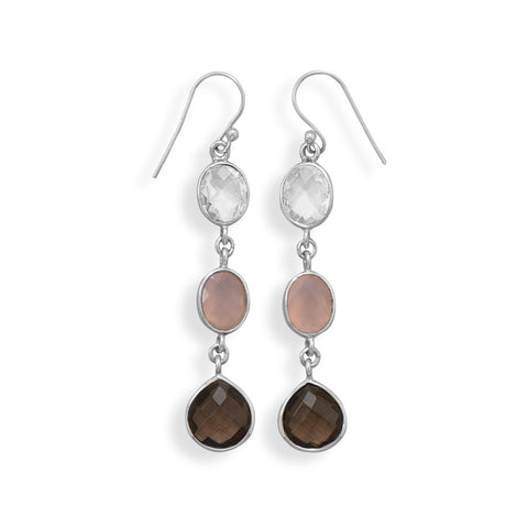 Multistone Drop Earrings