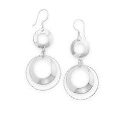 Multi Circle Drop Earrings