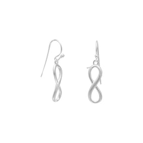 Polished Infinity Earrings