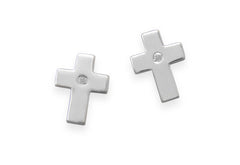 Faith Shines Diamond Stud Earrings