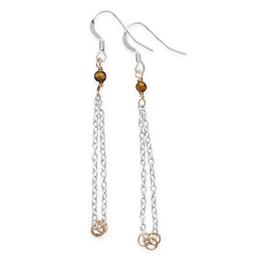 Two Tone Sandie Earrings