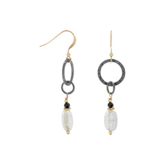 Blue Quartz Rain Drop Earrings