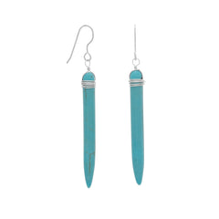Magnesite Spike Earrings