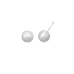 Satin Finish Stud Earrings