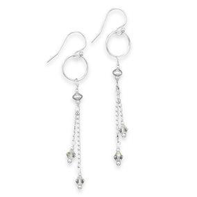 AB Crystal Drop Earrings
