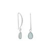 Chalcedony Wire Earrings