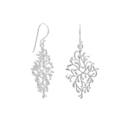 Polished Vine Design Earrings