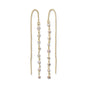 Yellow and White Shell Base Pearl Earrings